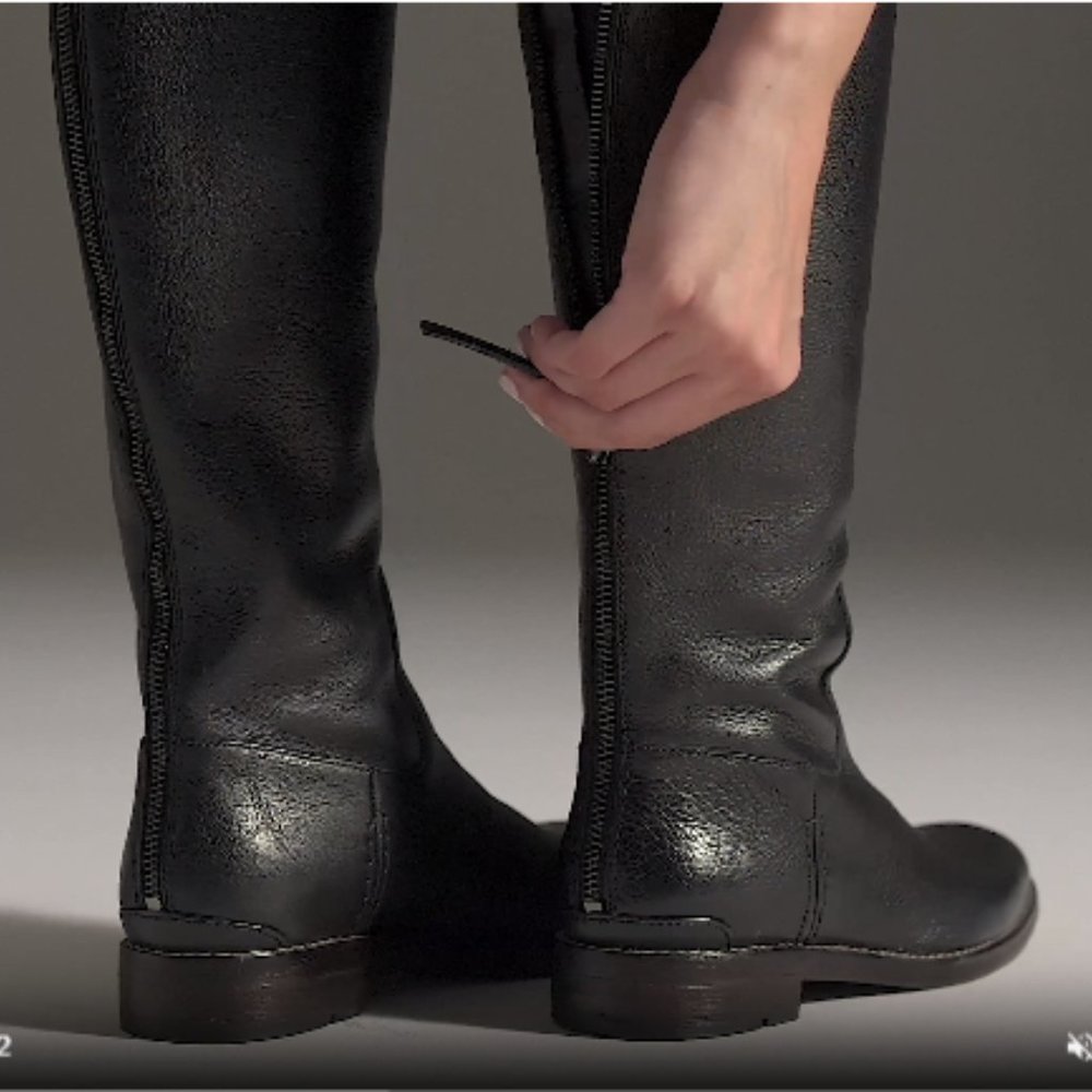 Franco Sarto Boot Size 6 Wide Black MSRP $250 - Picture 3 of 5